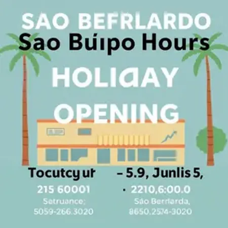 Confira o que abre e fecha em São Bernardo no feriado de 9 de julho
