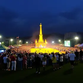 Arraiá de São Bernardo une sertanejo e jogo do Brasil