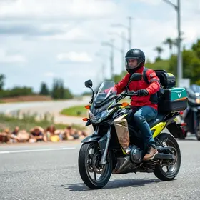 Motoboys dão outra versão sobre moto danificada em ponto de apoio e funcionário pede desculpas em SBC