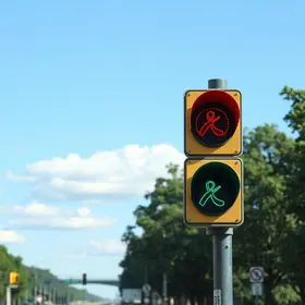 Ação de fé transforma semáforo no Centro de São Bernardo em ponto de apoio e mensagens de paz