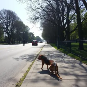 Cachorro que apareceu em rua do Parque Selecta teria atacado 11 pessoas