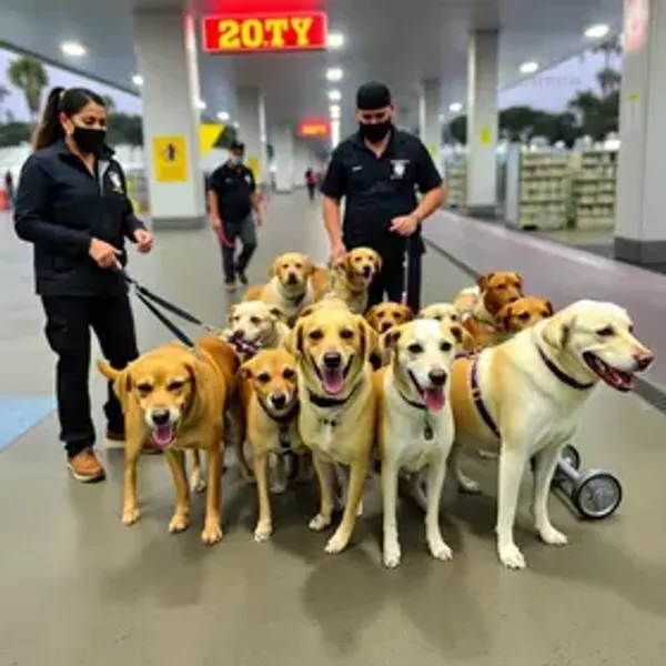 Cachorros abandonados em terminal mobilizam funcionários em São Bernardo
