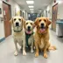 Hospital de Urgência de São Bernardo recebe visita de cães terapeutas