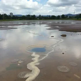 Vazamento de produto químico atinge córrego e provoca cheiro forte em São Bernardo do Campo