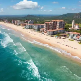 Prainha do Riacho Grande recebe R$ 28 milhões para obras e Tarcísio prevê triplicar número de turistas