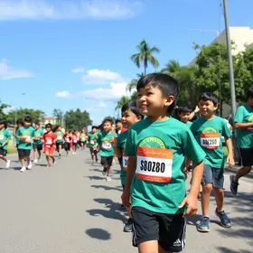 Arena Kids reúne alunos da rede pública em preparação para a Meia Maratona de São Bernardo